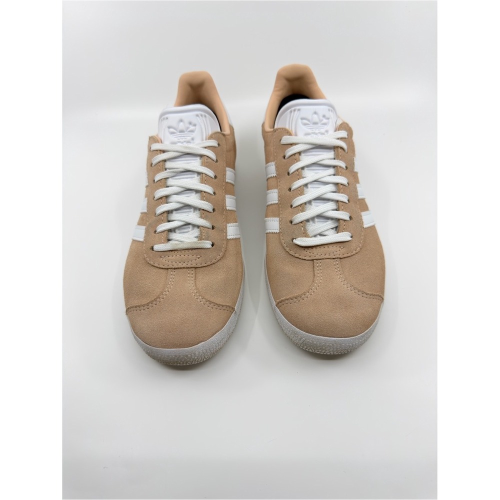 Adidas Gazelle Sneakers Womens 7.5 Tan  Suede Low Top Lace Up - Picture 2 of 11